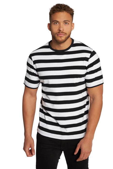 Tričko, krátké rukávy, proužky, kulatý výstřih