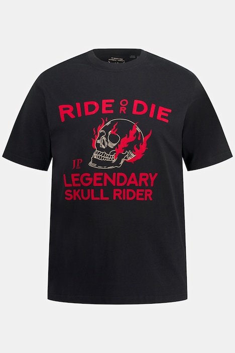 T-shirt à manches courtes, col rond et imprimé Ride or Die