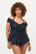 Tankini avec bonnets souples. Haut plus long. Découpe.