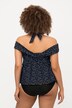 Tankini avec bonnets souples. Haut plus long. Découpe.