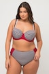 bikini, strepen, structuur, softcups met beugels