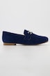 leren loafers, siergesp, suède, wijdte H