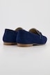 leren loafers, siergesp, suède, wijdte H