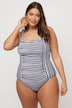 Stripe Mix One Piece Swimsuit