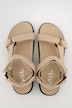 Trekking-sandaler, borrelås, flexspor, bredde H
