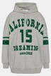 Bluza z kapturem, oversizowy krój, napis California, długi rękaw