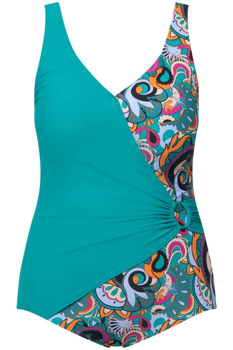 Plavky, řasení, měkké košíčky, kašmírový, srdcový střih