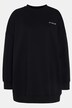 Sweat-shirt oversized, logo imprimé. Col rond, manches longues.