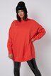 Sweatshirt, oversize, rund halsringning, lång ärm, tryck