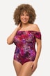 Carmen Neckline One Piece Swimsuit