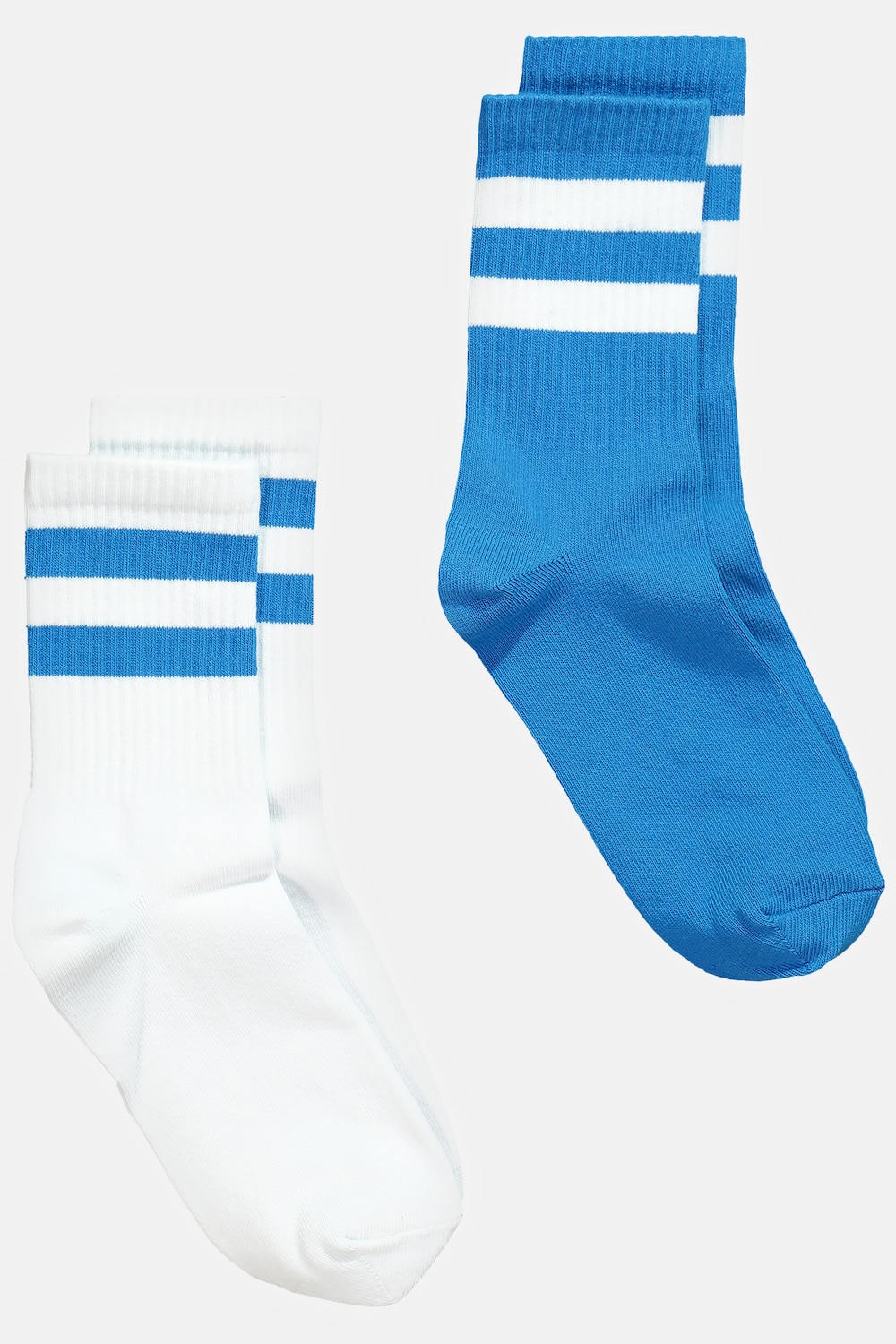 Sokker, dobbelpakke, dobbelstriper, unisex