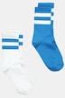 Socken, 2er-Pack, Doppelstreifen, Unisex