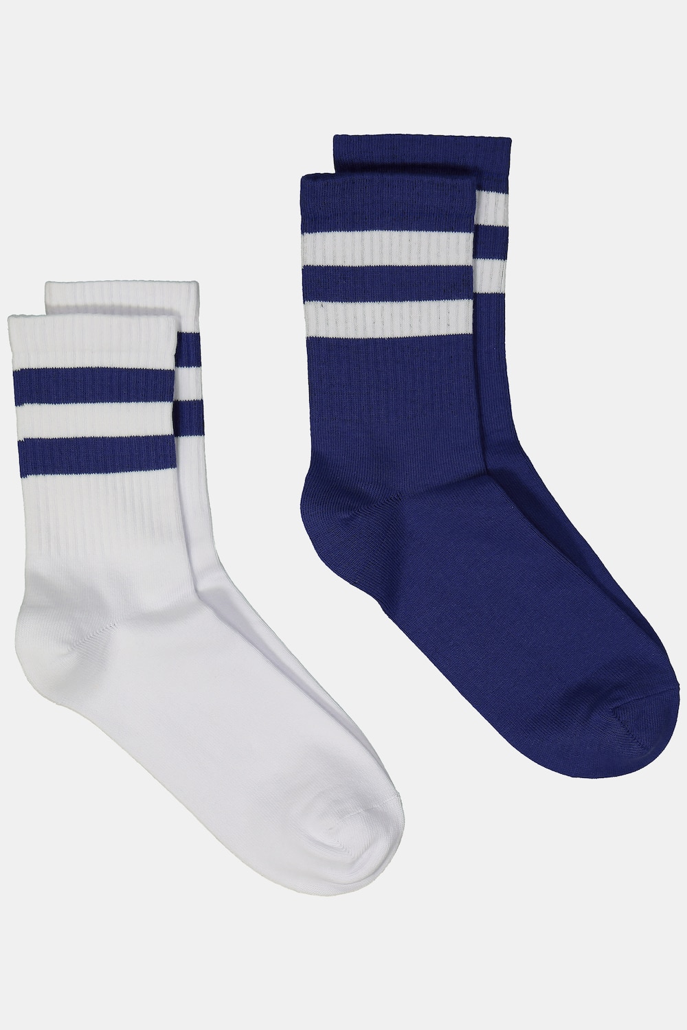 Sokken, set van 2 paar, dubbele streep, unisex