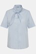 blouse, strik, V-hals, korte mouwen