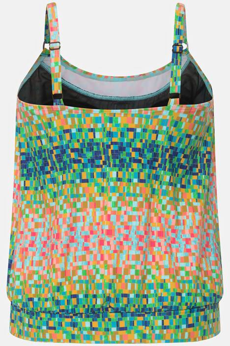 Tankini, Pixelmuster, Softcups, Träger verstellbar