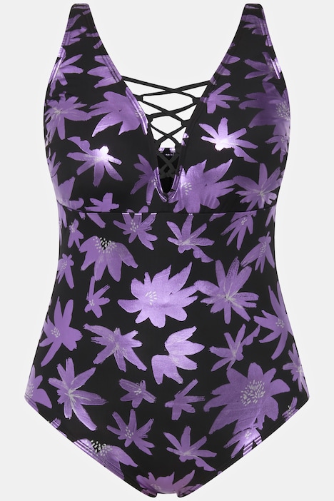 Floral Print Front Lined Swimsuit | Swimsuits | Swimwear