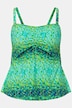 bandeau tankini, pixeldessin, softcups, gerecycleerd