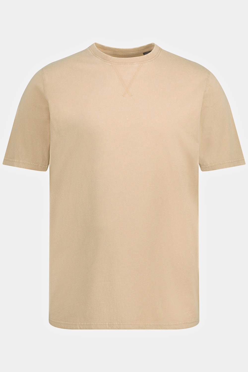 T-shirt à manches courtes, délavage acid washed (javellisé) et col rond