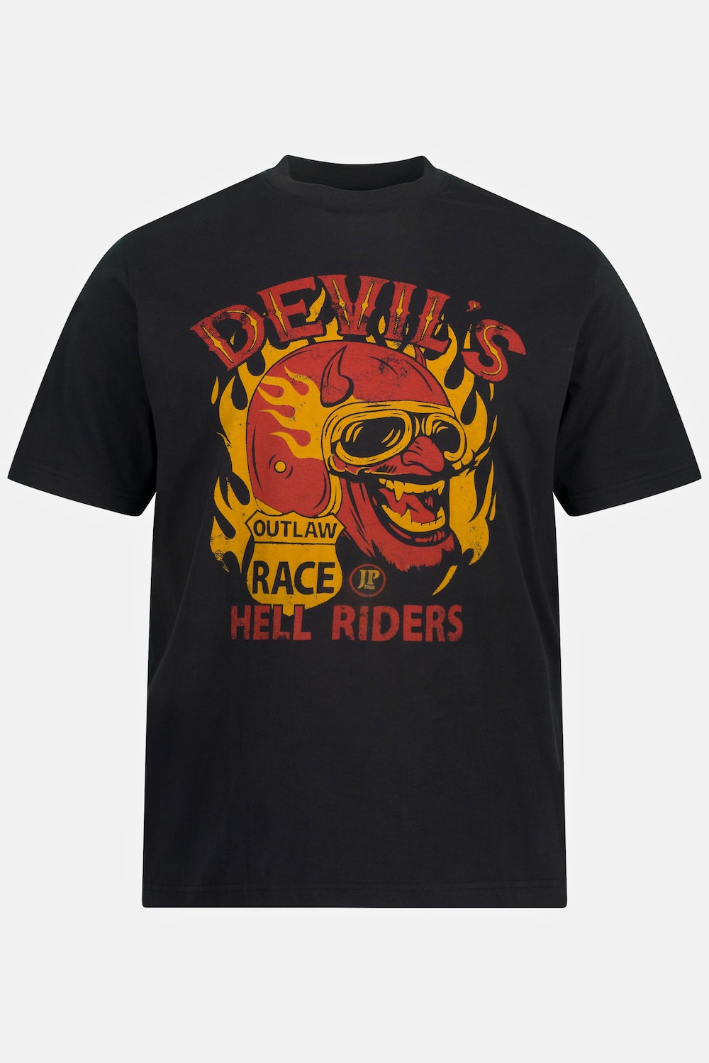T-Shirt, Halbarm, Diablo Print, Rundhals, bis 8 XL