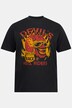 T-shirt, korte mouwen, diablo print, ronde hals, t/m 8XL