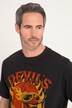 T-shirt, korte mouwen, diablo print, ronde hals, t/m 8XL