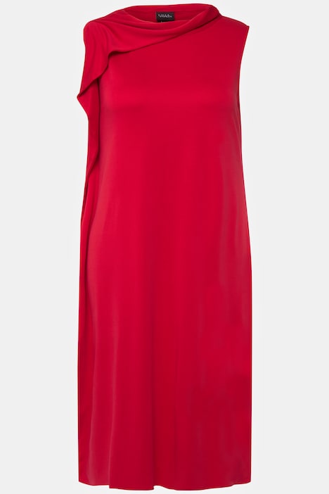 Asymmetric Draped Sleeveless Cocktail Dress | more Dresses | Dresses