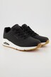 Skechers sneaker, læderlook, memory foam, komfortbredde