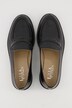 leren loafers, sierpatje, wijdte H