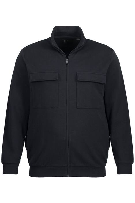 Mikina, stojáček, zip, 4 kapsy