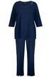 Pyžamo, KISS, výstřih do V, 3/4 rukávy, kapsy