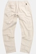 Pantalon aspect lin. Taille élastique. Coupe décontractée.