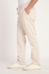 Pantalon aspect lin. Taille élastique. Coupe décontractée.