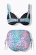 Bikini, slange, bøylekopper, justerbare dobbelstropper