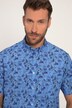 Koszula, rękaw 1/2, nadruk roślinny, kołnierzyk button down, nowoczesny krój
