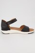 Caprice Leder-Sandalen, Klettriegel, Weite H