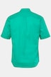 Shirt, short-sleeved, linen blend, stand-up collar, modern fit