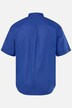 Chemise en lin mélangé, manches courtes et col officier, coupe Modern Fit