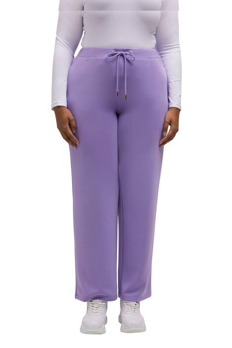 Teplákové kalhoty, široké, rovné nohavice, elastický pas, kapsy