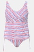 tankini, golvende strepen, softcups, wikkellook, gerecycled
