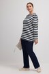 Eco Cotton Striped Long Sleeve Tee