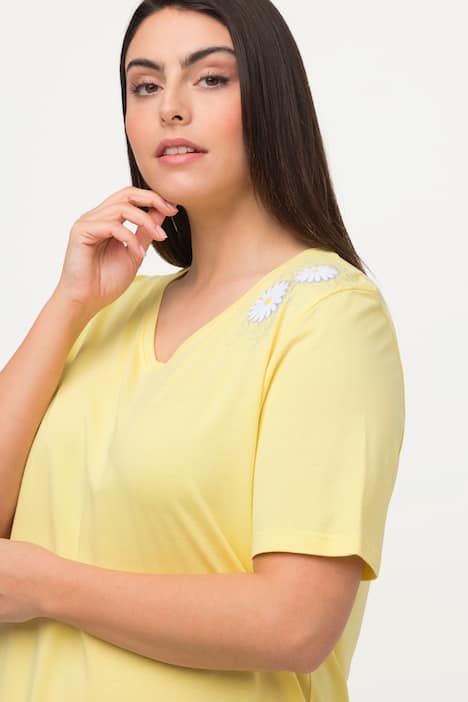 Koszule nocne, dwupak, kwiaty, krótki rękaw, mieszanka modalu