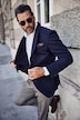 Blazer FLEXNAMIC®, imitert piké, reverskrage, opptil str. 72