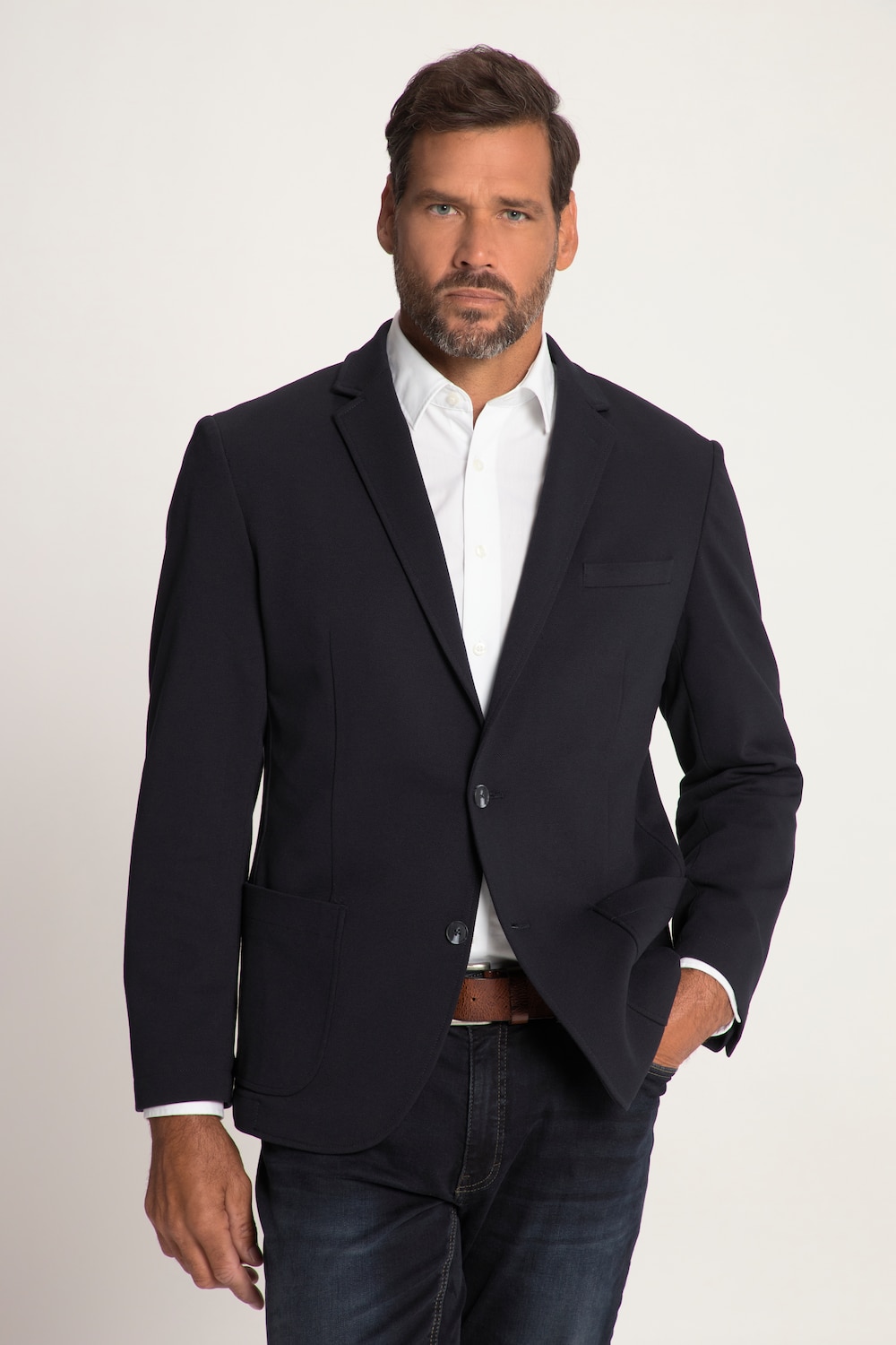 Große Größen Blazer FLEXNAMIC®, Herren, blau, Größe: 68, Polyester, JP1880