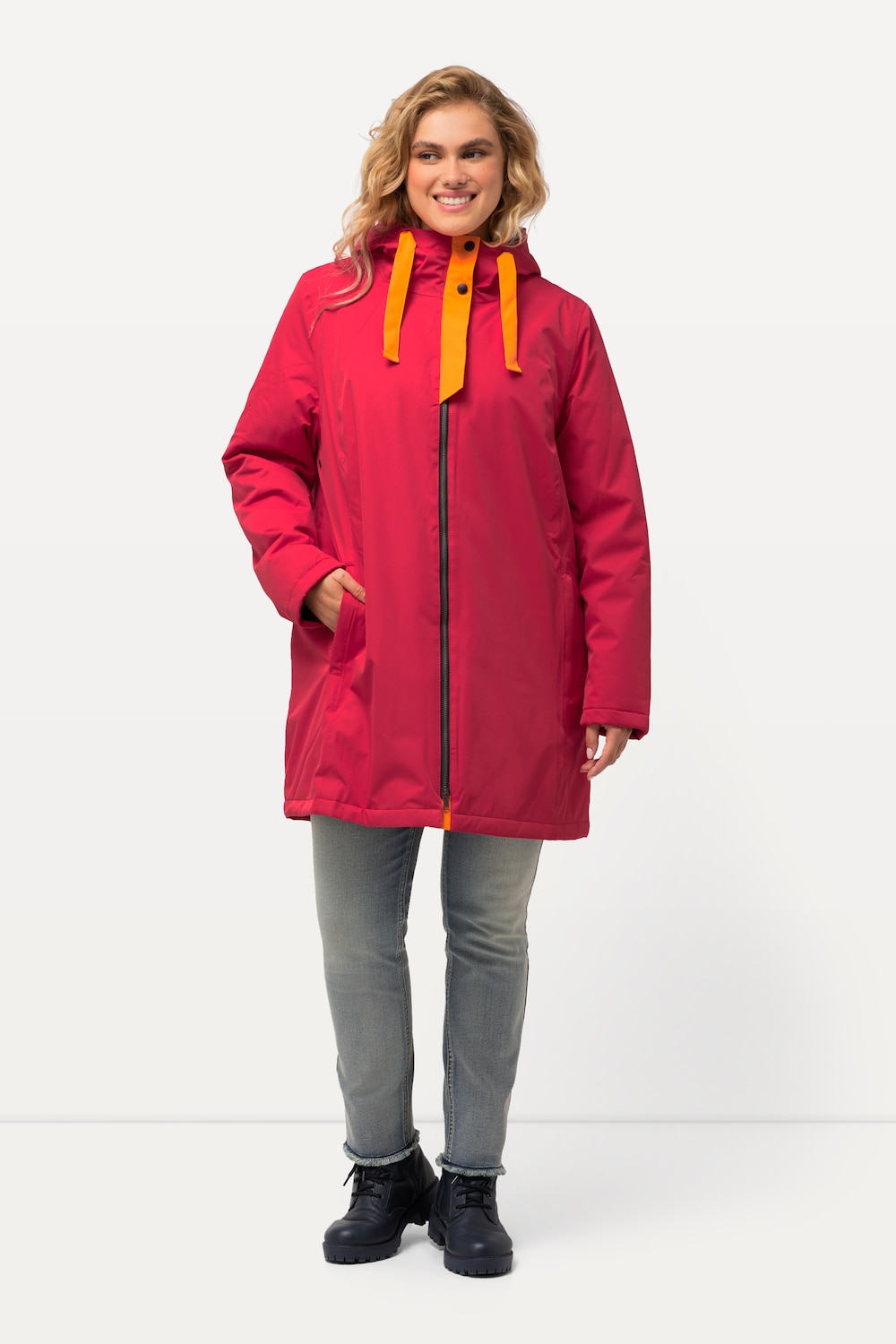 Große Größen HYPRAR Outdoorjacke, Damen, rot, Größe: 46/48, Polyester, Ulla Popken
