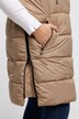 HYPRAR Zip Sides Hooded Fully Lined Long Quilted Vest