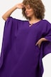 Kaftankleid, Zierring, Oversized, V-Ausschnitt, Langarm