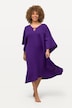 Kaftankleid, Zierring, Oversized, V-Ausschnitt, Langarm