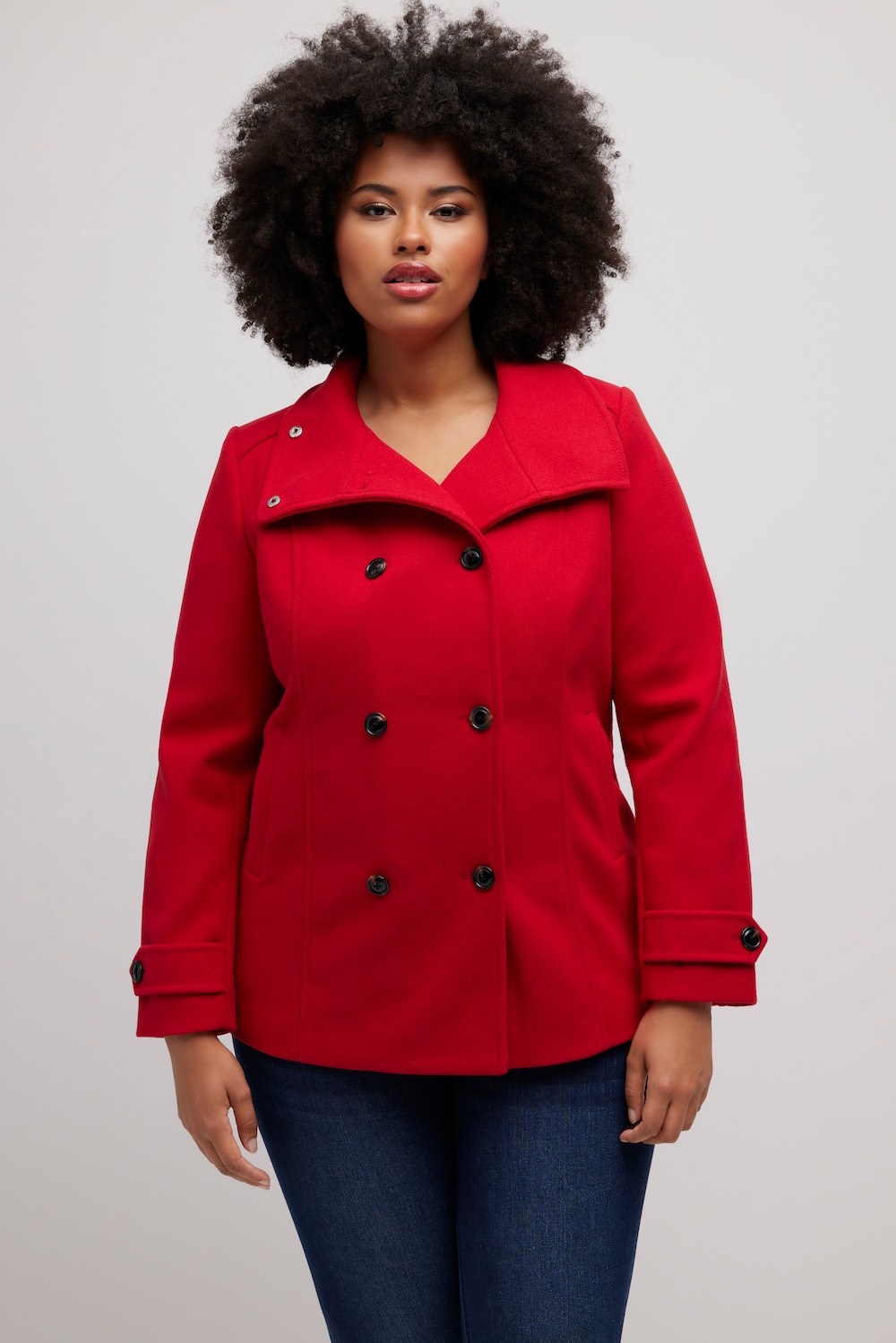 Große Größen Jacke, Damen, rot, Größe: 54/56, Polyester, Ulla Popken