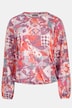 Shirt, bedruckt, Gummisaum, Rundhals, Langarm