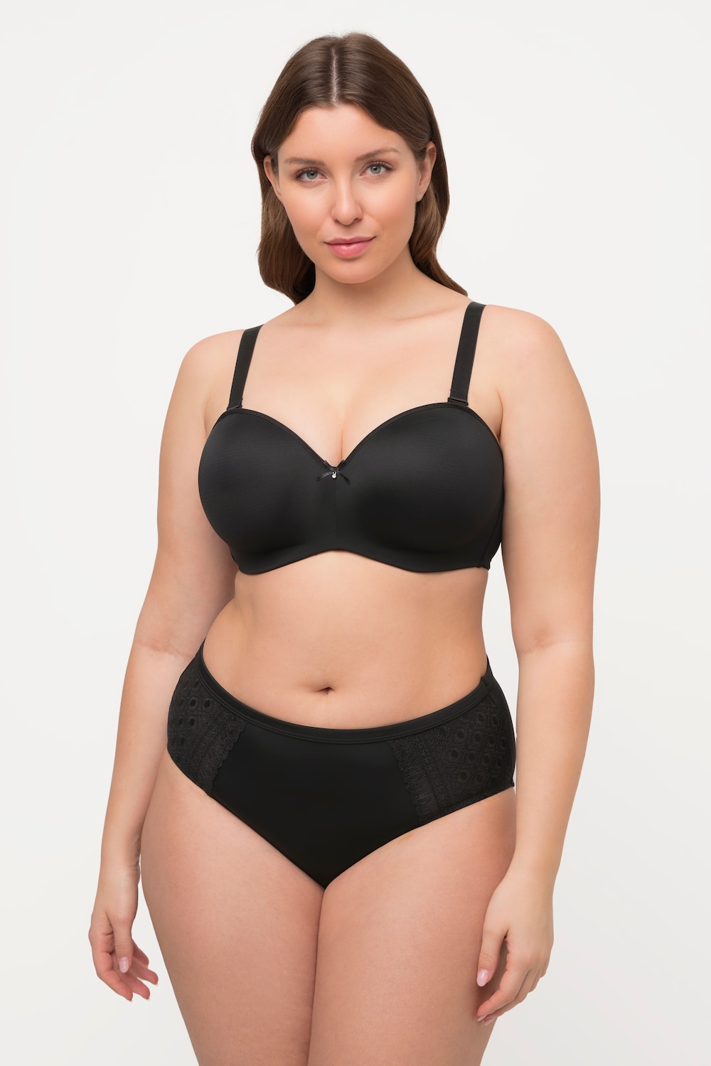 Große Größen Multiway-BH, Damen, schwarz, Größe: 85C, Synthetische Fasern/Elasthan, Ulla Popken